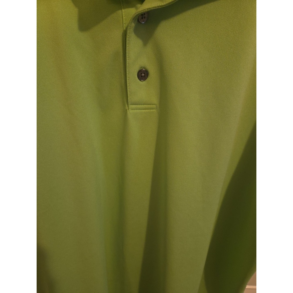 FootJoy FJ Men's Lime Green Short Sleeve Golf Polo Size‎ XLarge Embroidered - Picture 2 of 4